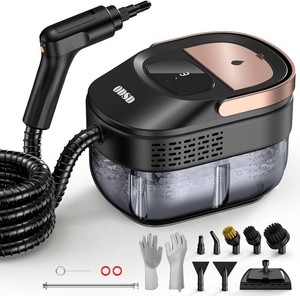 $100 ODSD Steam Cleaner for Home & Car, 3-Level Adjustable Steamer for Cleaning, 15s Heat-Up & 1.6L Large Tank, Handheld Steam Cleaner for Car Detailing, Home, Tile, Grout,Furniture with 15pcs Accessories