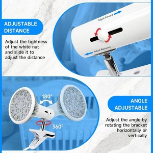 $33 Jaundice Light Therapy Newborn, Bilirubin Light Lamp for Jaundice Baby, Neonatal Baby Jaundice Treat Blue Ray Light, Portable Infant Bilirubin Light with 18 Led Light, Biliblanket Light with Eye Mask White