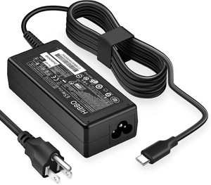 Charger Compatible with HP Laptop Chromebook 65W 45W USB C Power Adapter