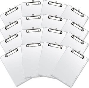 $52 Henoyso 16 Pcs Metal Clipboard Aluminum, 12.5 x 9 Inch Heavy Duty