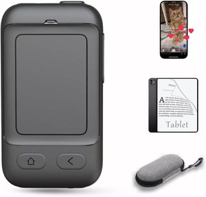 $27 Phone Remote with Touchpad for TikTok, Bluetooth Page Turner for Kindle App, Mini Mouse for iPhone, iPad, Android Devices. Cellphone Camera PhotoVideo Remote Control, Carrying Case Included