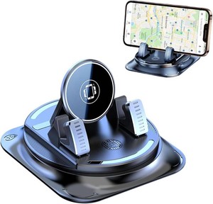 2026 360  Rotatable Car Phone Mount - Adjustable Dashboard Phone Holder, Universal Navigation Stand for Smartphone, Car Interior Accessory (1PC)