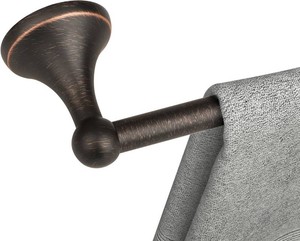 $20 Antique Bathroom Towel Bar Oil Rubbed Bronze, 24 Inch Towel Racks