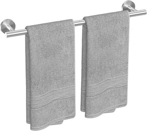 $26 Brushed Nickel Towel Bar, 24-Inch Towel Racks for Bathroom