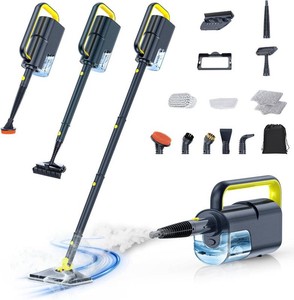 $76 Steam Mop, Detachable Handheld Steam Cleaner