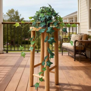 Fake English Ivy Artificial Plants with Pots - Realistic Artificial Silk Ivy Vines, Faux Plants Indoor Home Decor, Low Maintenance Hanging Plant Decoration