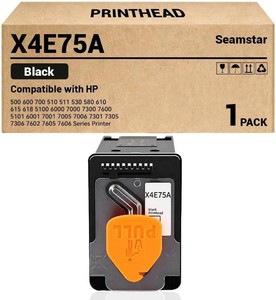 $40 X4E75A Black Print Head Compatible with HP Smart Tank 500 600 700 510 511 530 580 610 615 618 Series Printer 5100 6000 7000 7300 7600 5101 6001 7001 7005 7006 7301 7305 7306 7602 7605 7606