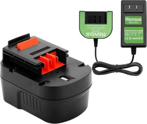 $42 4500mAh Battery and Charger Set for Black and Decker 12V Battery HPB12