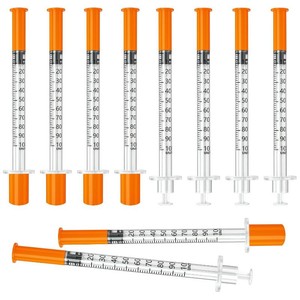 1ml Syringe 31G 516 Inch Lab Supplies, Individual Wrapped 25 Pack