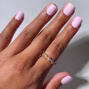 Glamnetic Fall Press On Nails, Super Short Glossy, Pink Pop
