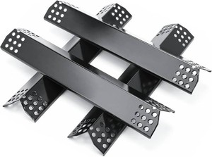$25 Hisencn Porcelain Steel Heat Plates for Monument 4-Burner Grills, 4 Pack