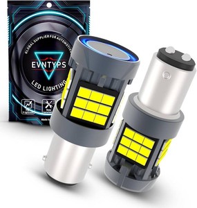 $30 1157 LED Bulb With Built in Resistor Canbus Error Free,6000K White 2057 2357 7528 BAY15D LED Bulb For Backup Reverse Lights Tail Lights Daytime Running Lights Parking Light(2pcs)