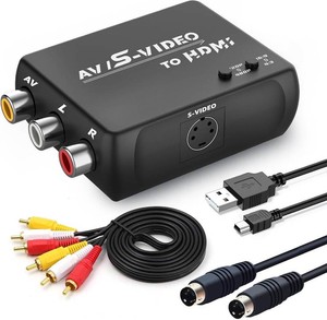 HTDYOO S Video to HDMI Converter, AVRCA to HDMI Converter