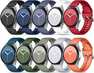 $20 DaQin 10 Pack Bands Compatible with Samsung Galaxy Watch 7654 40mm 44mm
