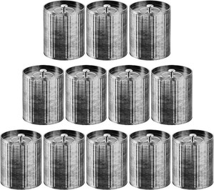 $30 Vintage Tin Box 12-Pack Set (10oz Each can)  DIY Candle Making kit Travel Tin Can Set  Food grade Material Safe Use  DIY Candle Set Gift for Parents, Families, and Gatherings