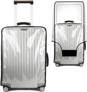 Luggage Cover 30 Inch Clear Suitcase Cover 0.4mm Thick PVC Transparent