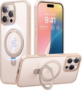 $30 TORRAS Ostand for iPhone 16 Pro Case Magnetic Stand, Desert Titanium 6.3