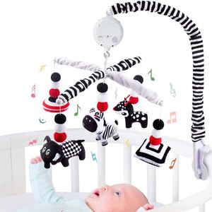 $33 teytoy My First Baby Crib Mobile, Black and White Baby Mobile for Crib, High Contrast Mobile Toy for Newborn Infants Boys and Girls