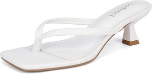 $38 Kitten Flip Flop Thong Low Heels for Women Size 10
