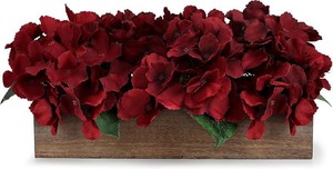 $20 Pre-Made Hydrangea Table Centerpiece, Burgundy