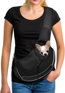 $39 Pet Sling Carrier for 5-9 lbs Small Dogs Cat Puppy Crossbody Carrier