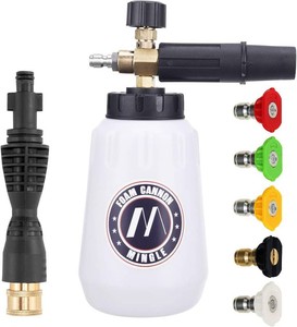 $30 M MINGLE Foam Cannon, Compatible with Portland Husky and Ryobi Power Washer