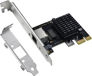 $27 2.5Gb PCIe Network Card with Intel I226-V Chip, 2500M1000M100M Network Adapter NIC, PCIe 3.1 X1, PCI Express Gigabit Ethernet Card for Windows 1011, Linux Kernel 5.16.18RHEL8.6, VMware ESXi8.0