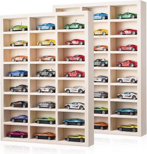 $44 2 Pcs 24 Space Car Display Shelf 1 64 Toy Cars Wheels Storage