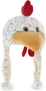 $22 DolliBu Plush Hat   Super Soft Fleece Stuffed Animal Beanie with Ear Flaps, Cozy Warm Winter Hat for Kids   One Size