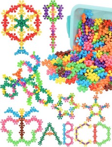 200PCS Building Blocks STEM Construction Toy for Kids 3, Multi-Color