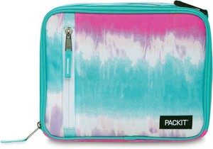 $27 PackIt Freezable Classic Lunch Box, Tie Dye Sorbet