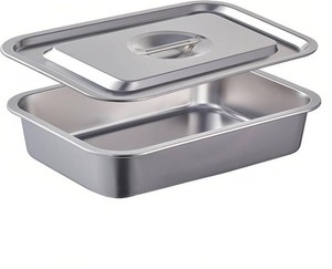 $32 4 Inch Extra Deep Lasagna Baking Pan with Lid, 7.4Qt