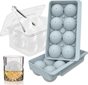 $27 2.5-Inch Large Ice Cube Molds, 2-Pack Round Ice Ball Molds