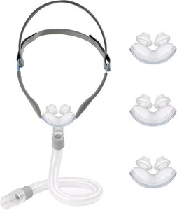 $72 CPAP Mask, Nasal Pillow CPAP Masks Replacement Frame System with Headgear for Airfit P10, FSA HSA Eligible, Includes Small, Medium, Large Cushions
