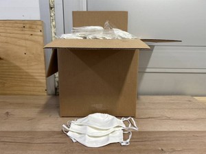 White Large Masks 99 Packs of 3 297 total