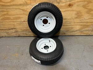 Kenda Loadstar 8in. Bias-Ply Trailer Tire and Wheel Assembly, 480-8, 4-Hole, Load Range C, Model# DM408C-4IN #12110 MSRP $49.99