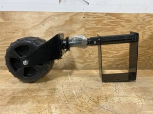 4 Season Supply Wide Gate Wheel with Suspension, 9-58in. Dia. x 6in.W, Model# GW-W220 #99668 MSRP $149.99