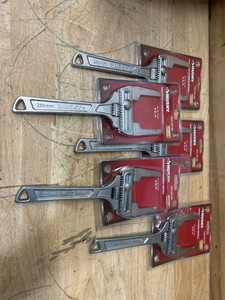Husky Adjustable Plumbers Wrench lot of 5