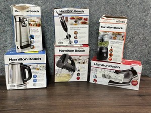 Hamilton Beach Kitchen Appliance Mixed Lot - 6 Items