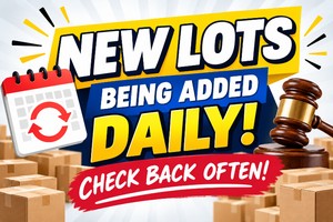New Lots Being Added Daily  Check Back Often