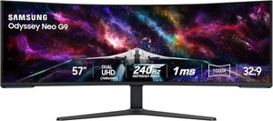 $2100 Samsung 57 Odyssey Neo G9 Dual 4K Monitor