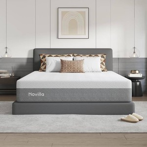 $430 Novilla Bliss King Mattress, 14 Gel Foam