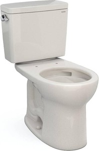 $439 TOTO Drake Round 1.6 GPF Toilet CST775CSFG#12