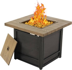 $188 Detachable Propane Fire Pit Table, 29 Square