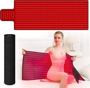 $260 Extra Large Red Light Therapy Mat, 875 High-Density LEDs Full Body Red Light Therapy, 660nm & 850nm Dual Wavelengths, Foldable Red Light Therapy Blanket with Timer, 65 x 20