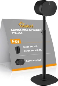 Haturi Speaker Stand for Sonos ERA 300, ERA 100 SL & ERA 100, Black