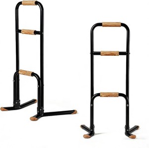 Couch Chair Stand Assist Aid for Seniors, Stand Assist Rail for Elderly - 3-Tier Fixed Height Floor Standing Support, Heavy-Duty Sofa Safety Rail with Anti-Slip Base (Black)
