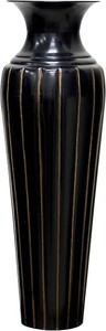 Hosley Tall Metal Floor Vase 26 Inch High, Ideal Gift for Floral Arrangements Modern Home Decor for Dining Room, Livingroom, Bedroom, Hallway Corner, Wedding Party, Spa