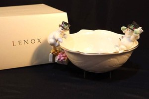 Vintage Lenox 2001 the Snowman Bowl