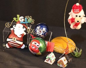 Vintage Hand-Blown Glass & Christmas Ornament Mixed Lot